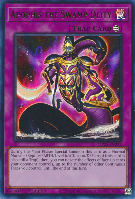 Apophis the Swamp Deity - MP25-EN292 - Ultra Rare  1