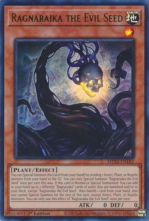 Ragnaraika the Evil Seed - MP25-EN182 - Ultra Rare 