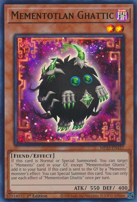 Mementotlan Ghattic - MP25-EN157 - Ultra Rare 