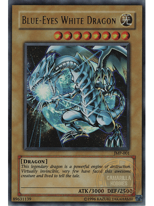 Blue-Eyes White Dragon - JMP-001 - Ultra Rare 