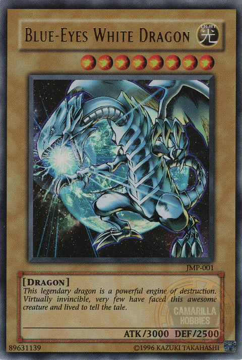 Blue-Eyes White Dragon - JMP-001 - Ultra Rare 