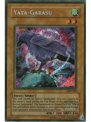 Yata-Garasu - LOD-000 - Secret Rare (jugada)