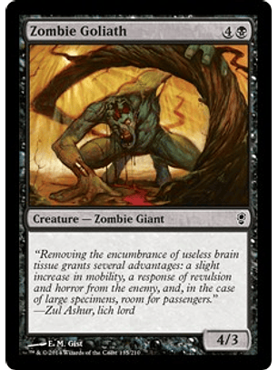 Zombie Goliath - CONS - C 