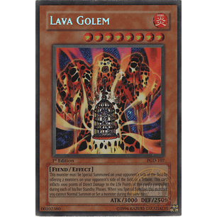 Lava Golem - PGD-107 - Secret Rare 1st Edition (Dañada)