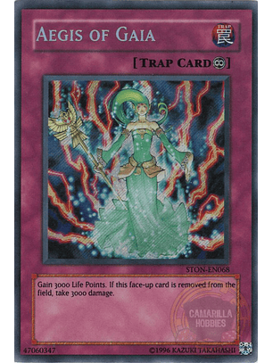 Aegis of Gaia - STON-EN068 - Secret Rare 