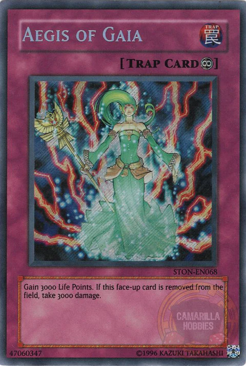 Aegis of Gaia - STON-EN068 - Secret Rare 