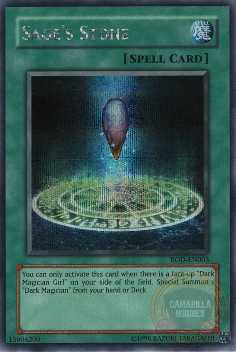 Sage's Stone - ROD-EN003 - Secret Rare 
