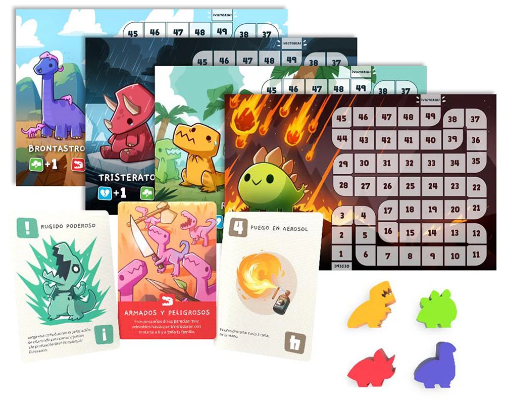 Happy Little Dinosaurs Juego de Mesa  2