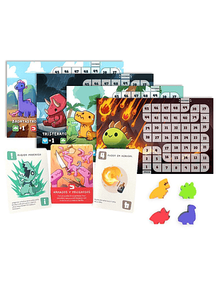 Happy Little Dinosaurs Juego de Mesa 