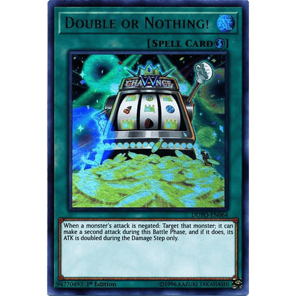 Double or Nothing! - DUPO-EN064 - Ultra Rare  