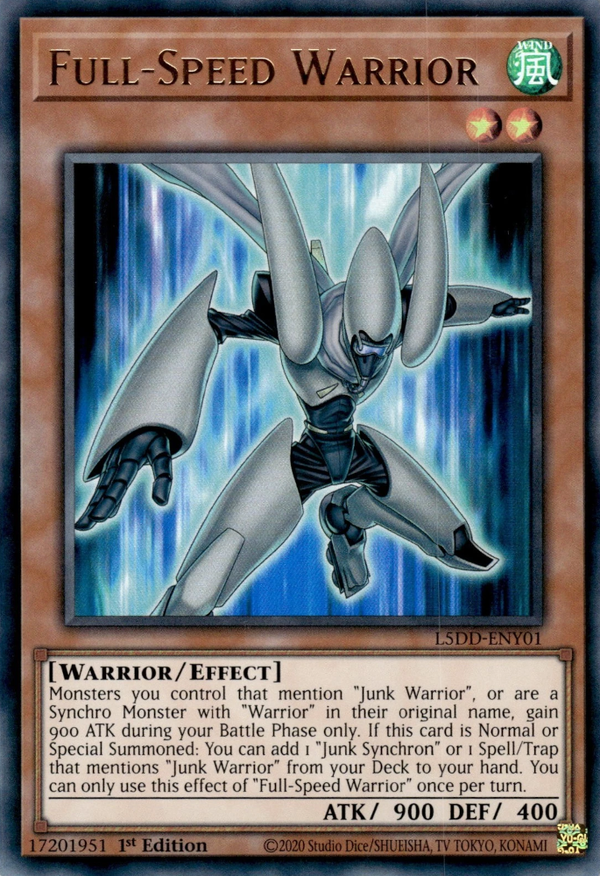 Full-Speed Warrior - L5DD-ENY01 - Ultra Rare  1