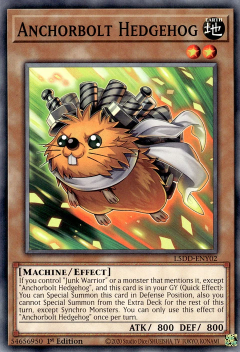 Anchorbolt Hedgehog - L5DD-ENY02 - Common 