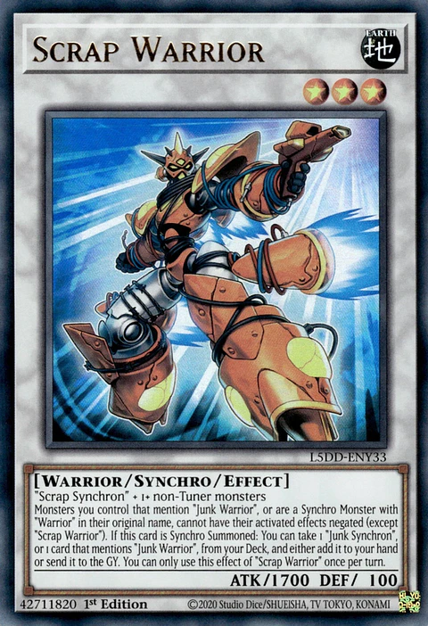 Scrap Warrior - L5DD-ENY33 - Ultra Rare 