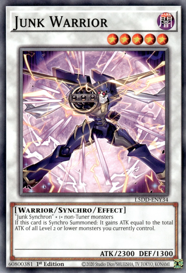 Junk Warrior (alternate artwork) - L5DD-ENY34 - Common  1