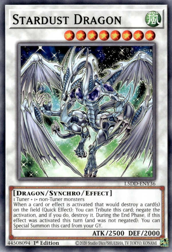 Stardust Dragon - L5DD-ENY36 - Common  1