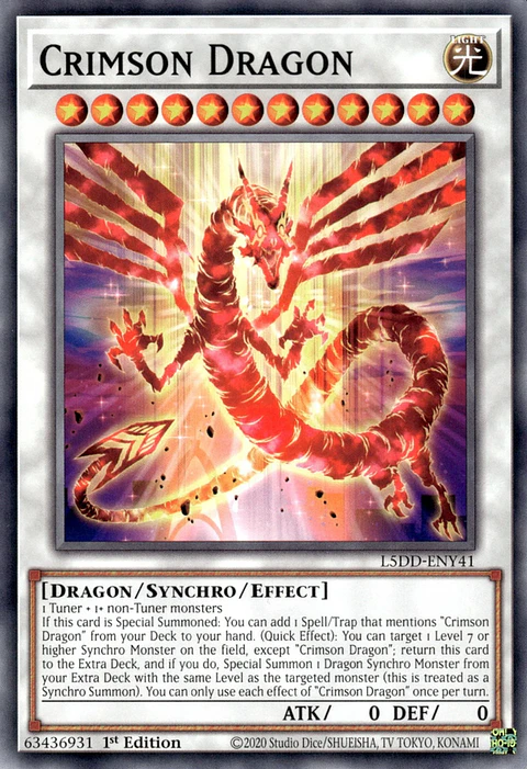 Crimson Dragon - L5DD-ENY41 - Common 