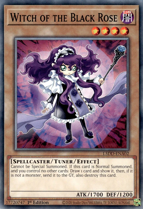 Witch of the Black Rose - L5DD-ENA02 - Common 