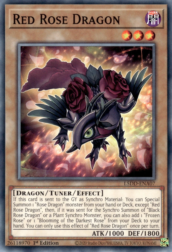 Red Rose Dragon - L5DD-ENA07 - Common  1