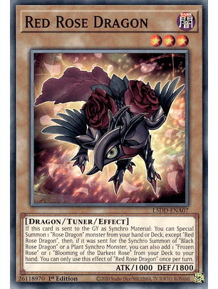Red Rose Dragon - L5DD-ENA07 - Common 