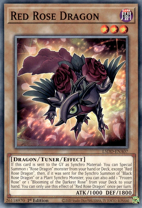 Red Rose Dragon - L5DD-ENA07 - Common 