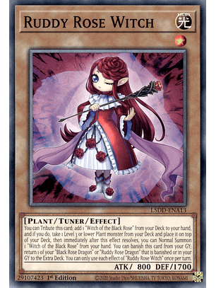 Ruddy Rose Witch - L5DD-ENA13 - Common 