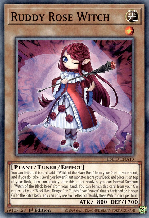 Ruddy Rose Witch - L5DD-ENA13 - Common 