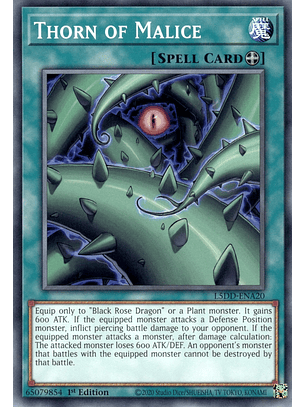 Thorn of Malice - L5DD-ENA20 - Common 