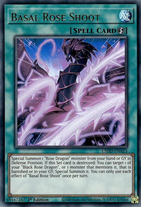 Basal Rose Shoot - L5DD-ENA23 - Ultra Rare