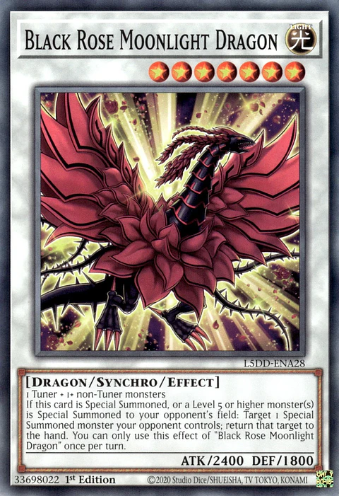 Black Rose Moonlight Dragon - L5DD-ENA28 - Common 