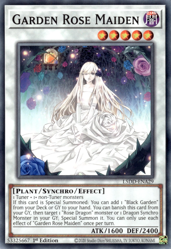 Garden Rose Maiden - L5DD-ENA29 - Common  1