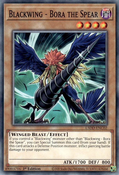 Blackwing - Bora the Spear - L5DD-ENC02 - Common 