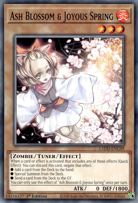 Ash Blossom & Joyous Spring - L5DD-ENC09 - Common 