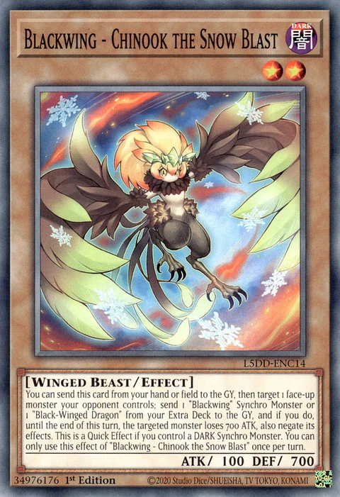Blackwing - Chinook the Snow Blast - L5DD-ENC14 - Common 