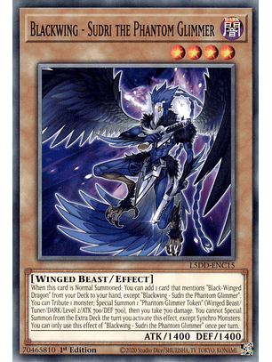 Blackwing - Sudri the Phantom Glimmer - L5DD-ENC15 - Common 