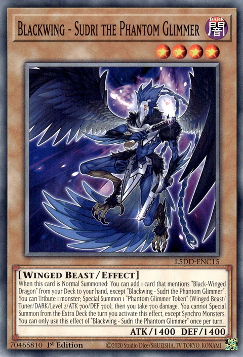 Blackwing - Sudri the Phantom Glimmer - L5DD-ENC15 - Common 