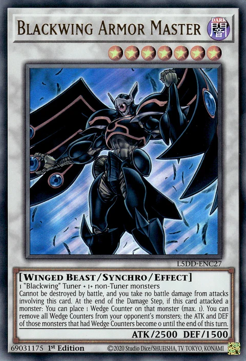 Blackwing Armor Master - L5DD-ENC27 - Ultra Rare 