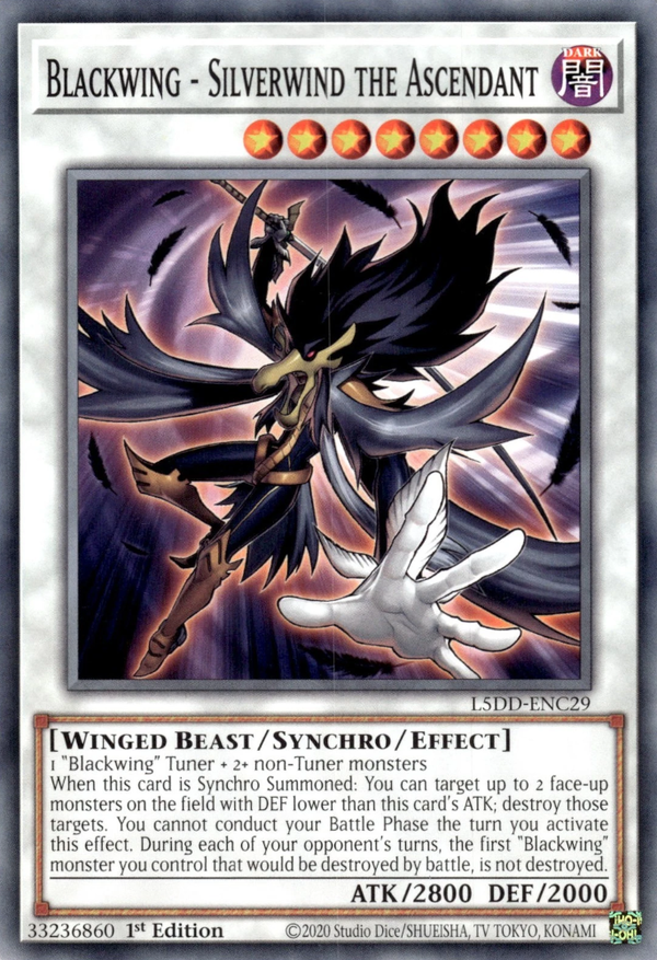 Blackwing - Silverwind the Ascendant - L5DD-ENC29 - Common  1