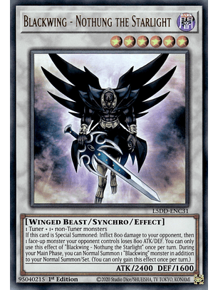Blackwing - Nothung the Starlight - L5DD-ENC31 - Ultra Rare 