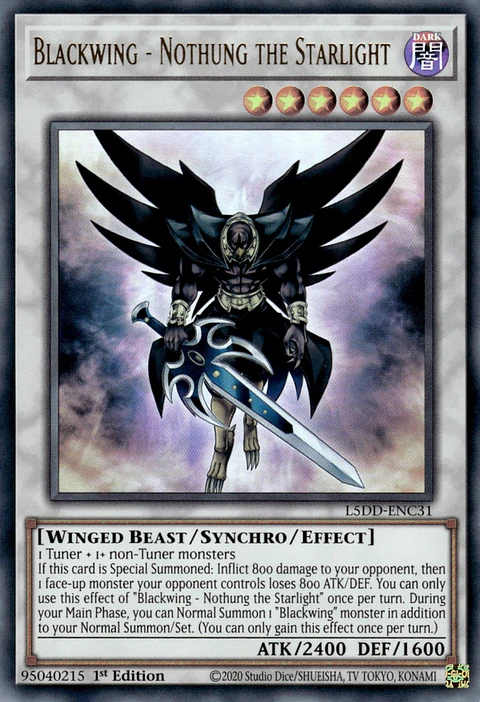 Blackwing - Nothung the Starlight - L5DD-ENC31 - Ultra Rare 