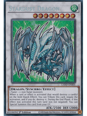 Stardust Dragon - L5DD-ENS01 - Secret Rare 