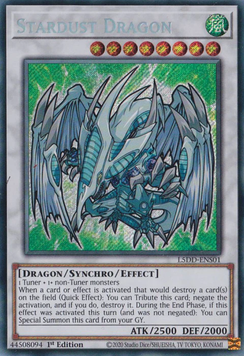 Stardust Dragon - L5DD-ENS01 - Secret Rare 