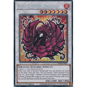 Black Rose Dragon - L5DD-ENS02 - Secret Rare 
