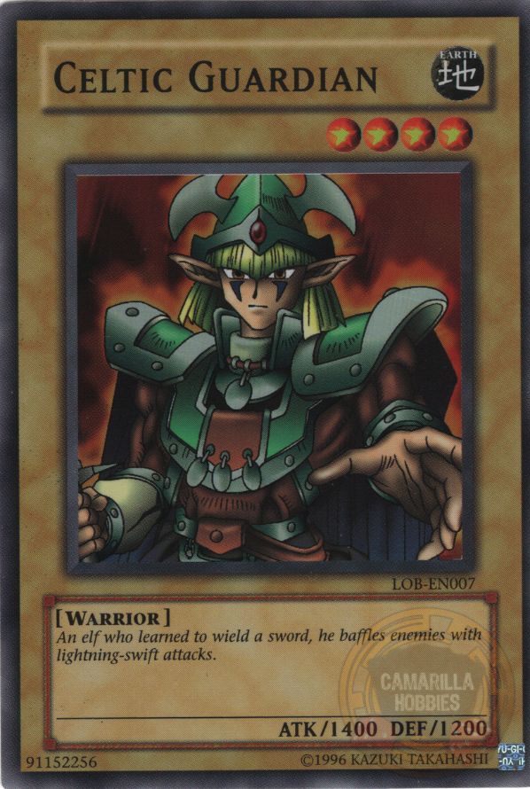 Celtic Guardian - LOB-EN007 - Super Rare (worldwide English) 1