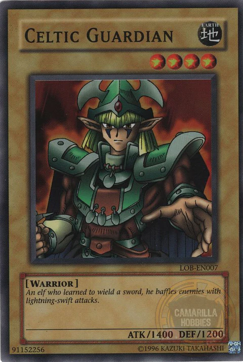 Celtic Guardian - LOB-EN007 - Super Rare (worldwide English)
