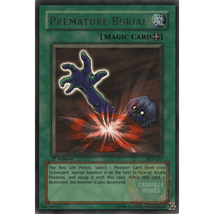 Premature Burial - PSV-037 - Ultra Rare 1st Edition