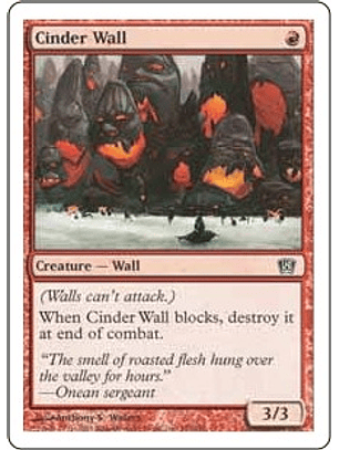 Cinder Wall - 8TH - C 