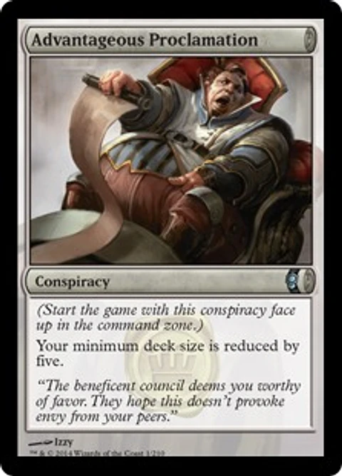 Advantageous Proclamation - CONS - U
