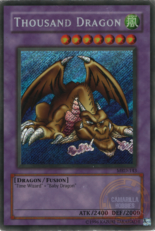 Thousand Dragon - MRD-143 - Secret Rare (Desgastada) 1