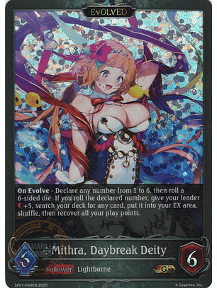 Mithra, Daybreak Deity (Evolved) - SP01-049EN - G