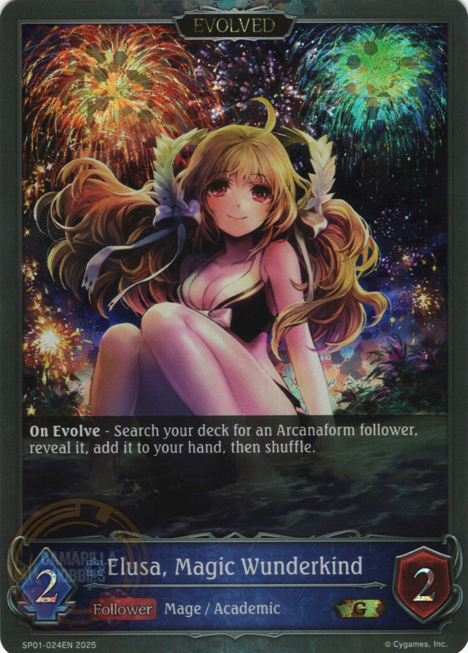 Elusa, Magic Wunderkind (Evolved) - SP01-024EN - Gold 1